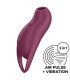 SATISFYER POCKET PRO 1 ESTIMULADOR CLaTORIS GRANATE