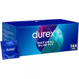 DUREX NATURAL SLIM FIT BASIC 144 UNIDADES