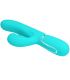 PRETTY LOVE PERLITA VIBRADOR PUNTO G 3 EN 1 MULTIFUNCIaN VERDE AGUA