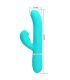 PRETTY LOVE PERLITA VIBRADOR PUNTO G 3 EN 1 MULTIFUNCIaN VERDE AGUA