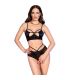 CHILIROSE CR 4703 SET DOS PIEZAS CROTCHLESS NEGRO S