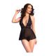 CHILIROSE CR 4720 BABYDOLL TANGA NEGRO S