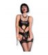 CHILIROSE CR 4625 SET CUATRO PIEZAS CROTCHLESS NEGRO S