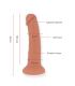 ONINDER LARGE BOGOTa DILDO VIBRADOR 9 VELOCIDADES NATURAL 22 CM O 45 CM APP GRATUITA