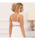 SUBBLIME BABYDOLL ESCOTE V DETALLE LAZOS BLANCO S M