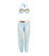 SUBBLIME SET DE LENCERIA INDIA STYLE AZUL S M