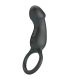 PRETTY LOVE TRAE ANILLO VIBRADOR CON ESTIMULADOR NEGRO