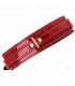 KINK COLLAR AJUSTABLE ROJO VINO DETALLES DORADOS 29 425 CM X 4 CM