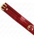 KINK COLLAR AJUSTABLE ROJO VINO DETALLES DORADOS 29 425 CM X 4 CM