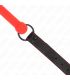 KINK MORDAZA FORMA DE HUESO CON CORREA POLIPIEL ROJO AJUSTABLE 41 57 CM