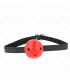 KINK MORDAZA DE BOLA 45 CM TRANSPIRABLE SIMPLICITY ROJO 62 x 15 CM