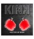 KINK PINZAS PARA PEZONES CON PLUMA ROJO 7 CM