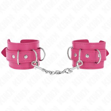 KINK MUaEQUERAS CON 3 ANILLAS EN D AJUSTABLE ROSA 175 25 CM X 6 CM