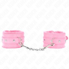 KINK MUaEQUERAS FORRADAS PREMIUM ROSA CON CORREA ROSA AJUSTABLE 17 29 CM X 6 CM