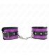 KINK MUaEQUERAS FORRADAS PREMIUM NEGRO CON CORREA VIOLETA NEGRO AJUSTABLE 17 29 CM X 6 CM