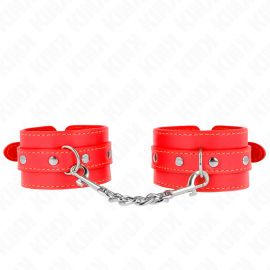 KINK MUaEQUERAS FINAS ROJO AJUSTABLE 21 33 CM