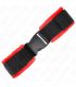 KINK MUaEQUERAS NYLON ROJO NEGRO MODELO 1 AJUSTABLE 25 35 CM X 6 CM