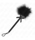 KINK MASAJEADOR DE CUERDA DE NAILON CON PLUMAS PARA COSQUILLAS Y LAZO NEGRO 25 CM