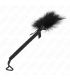 KINK MASAJEADOR DE CUERDA DE NAILON CON PLUMAS PARA COSQUILLAS Y LAZO NEGRO 25 CM