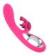 ARMONY VICKY VIBRADOR RABBIT CON LENGUA PULL RING FUCSIA