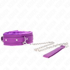 KINK COLLAR CON CORREA 65 CM CON RESTRICCIONES MORADO AJUSTABLE 36 42 CM X 55 CM