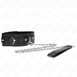 KINK COLLAR CON CORREA 65 CM NEGRO 54 X 45 CM