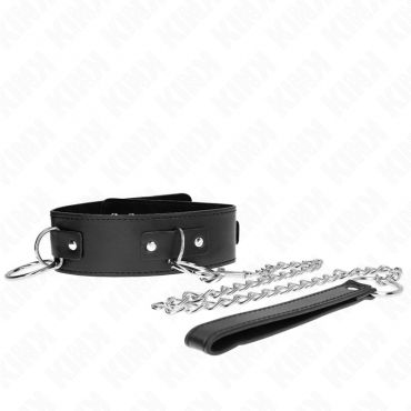 KINK COLLAR CON CORREA 65 CM 3 ANILLOS MODELO 2 AJUSTABLE 36 43 CM X 5 CM