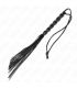 KINK MINI LaTIGO DE SILICONA CON AGARRE 6 BOLAS NEGRO 26 CM