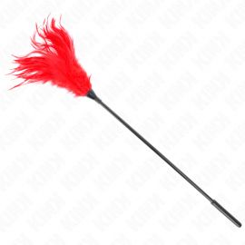 KINK PLUMAS MaLTIPLES PARA COSQUILLAS ROJO 45 CM