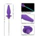 CALEXOTICS SOUTHERN LIGHTS LIGHT UP PLUG ANAL CON LUCES 10 VIBRACIONES SILICONA VIOLETA