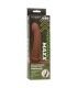 CALEXOTICS MAXX DOBLE PENETRADOR ACANALADO 10 VIBRACIONES MULATO