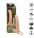 CALEXOTICS MAXX DOBLE PENETRADOR ACANALADO 10 VIBRACIONES NATURAL