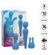 CALEXOTICS COUTURE KIT VIBRADOR WAND 10 VIBRACIONES AZUL