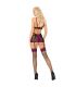 LIVCO CORSETTI FASHION SIDONIA CF 90453 CAMISA TANGA NEGRO FUCSIA S M