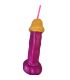 DIABLO PICANTE VASO PENE PLaSTICO FUCSIA