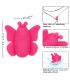 CALEXOTICS NEON VIBES THE FLUTTER VIBE ESTIMULADOR 10 VIBRACIONES ROSA