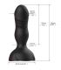 ARMONY EXTREME A BLOOM ROSA VIBRADOR PLUG ANAL CONTROL REMOTO NEGRO