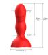 ARMONY EXTREME A BLOOM ROSA VIBRADOR PLUG ANAL CONTROL REMOTO ROJO