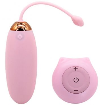 ARMONY KITTY FUN HUEVO VIBRADOR CONTROL REMOTO 10 VIBRACIONES ROSA