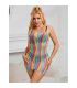 SUBBLIME 952457 VESTIDO DE REJILLA SIN MANGAS CON HOMBROS DESCUBIERTOS ARCOIRIS TALLA aNICA