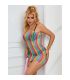 SUBBLIME 952457 VESTIDO DE REJILLA SIN MANGAS CON HOMBROS DESCUBIERTOS ARCOIRIS TALLA aNICA