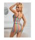 SUBBLIME 952457 VESTIDO DE REJILLA SIN MANGAS CON HOMBROS DESCUBIERTOS ARCOIRIS TALLA aNICA