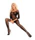 LIVCO CORSETTI FASHION MONATA LC 17325 BODYSTOCKING CROTCHLESS NEGRO S L