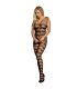 SUBBLIME 951696 BODYSTOCKING CROTCHLESS DE REJILLA CON TIRAS EN HOMBROS NEGRO TALLA aNICA