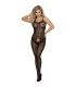 SUBBLIME 951726 BODYSTOCKING CROTCHLESS DE REJILLA ELSTICO NEGRO TALLA aNICA