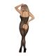 SUBBLIME 951726 BODYSTOCKING CROTCHLESS DE REJILLA ELSTICO NEGRO TALLA aNICA