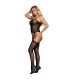 SUBBLIME 951757 BODYSTOCKING CON RECORTES EN FORMA DE CORAZaN NEGRO TALLA aNICA