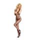 SUBBLIME 951795 BODYSTOCKING DE REJILLA CUELLO HALTER Y COPA ABIERTA DE ENCAJE NEGRO TALLA aNICA