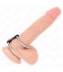 KINK ANILLO PENE DOBLE METAL 37 CM A 5 CM CONECTADOS POR CORREA POLIPIEL MODELO 2