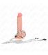 KINK ANILLO PENE TRIPLE METAL CROMADO 38 CM A 5 CM CADENA METAL 26 CM Y PINZAS PARA PEZONES MODELO 2